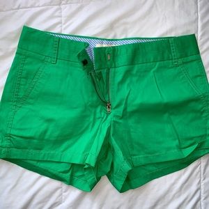 J Crew Green Chino Shorts NWT Never Worn